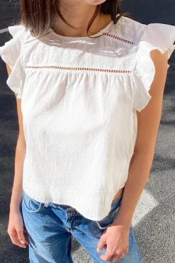 Blusa con volante