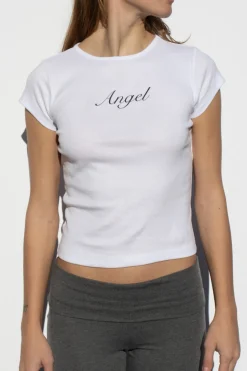Camiseta Angel wings con strass
