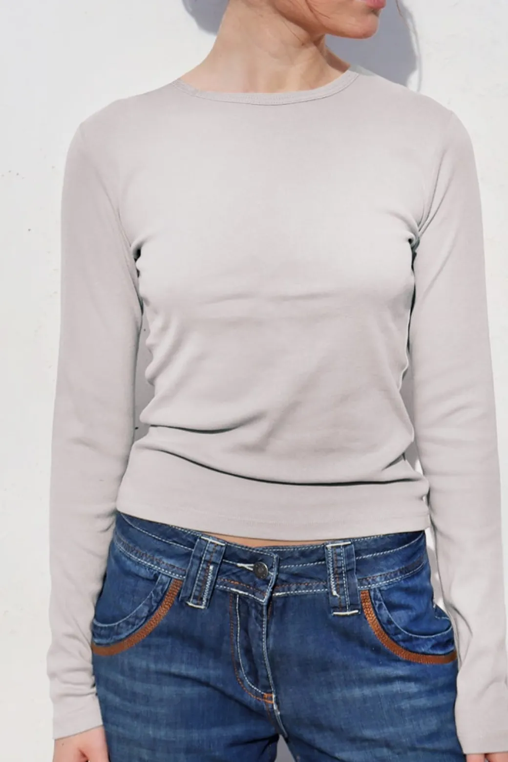 Camiseta cuello redondo