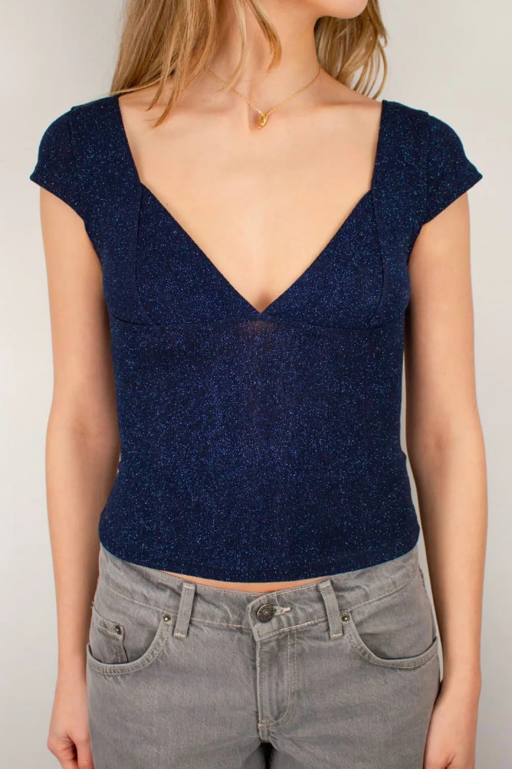 Camiseta escote en V