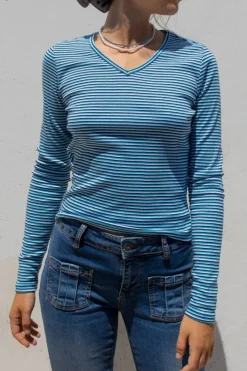 Camiseta escote en V