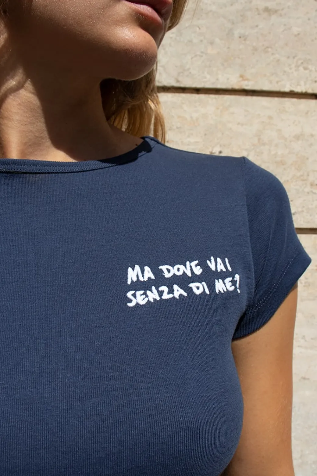 Camiseta Ma dove vai senza di me