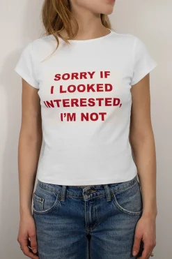 Camiseta Sorry if i looked