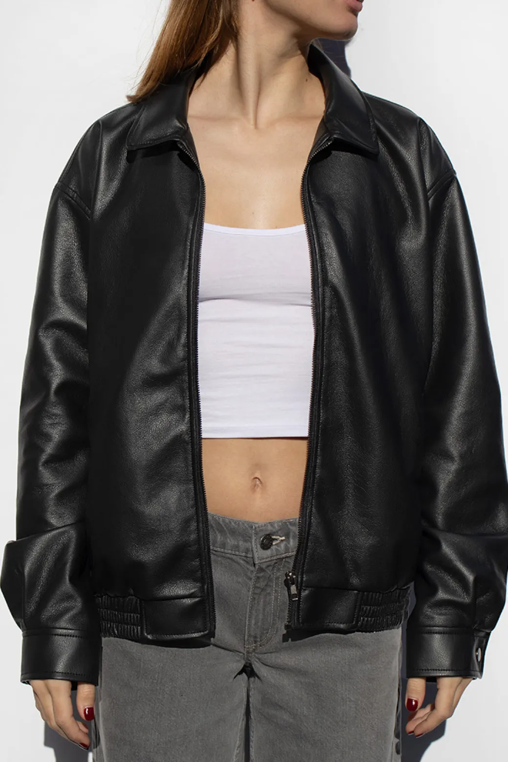 Chaqueta poli piel