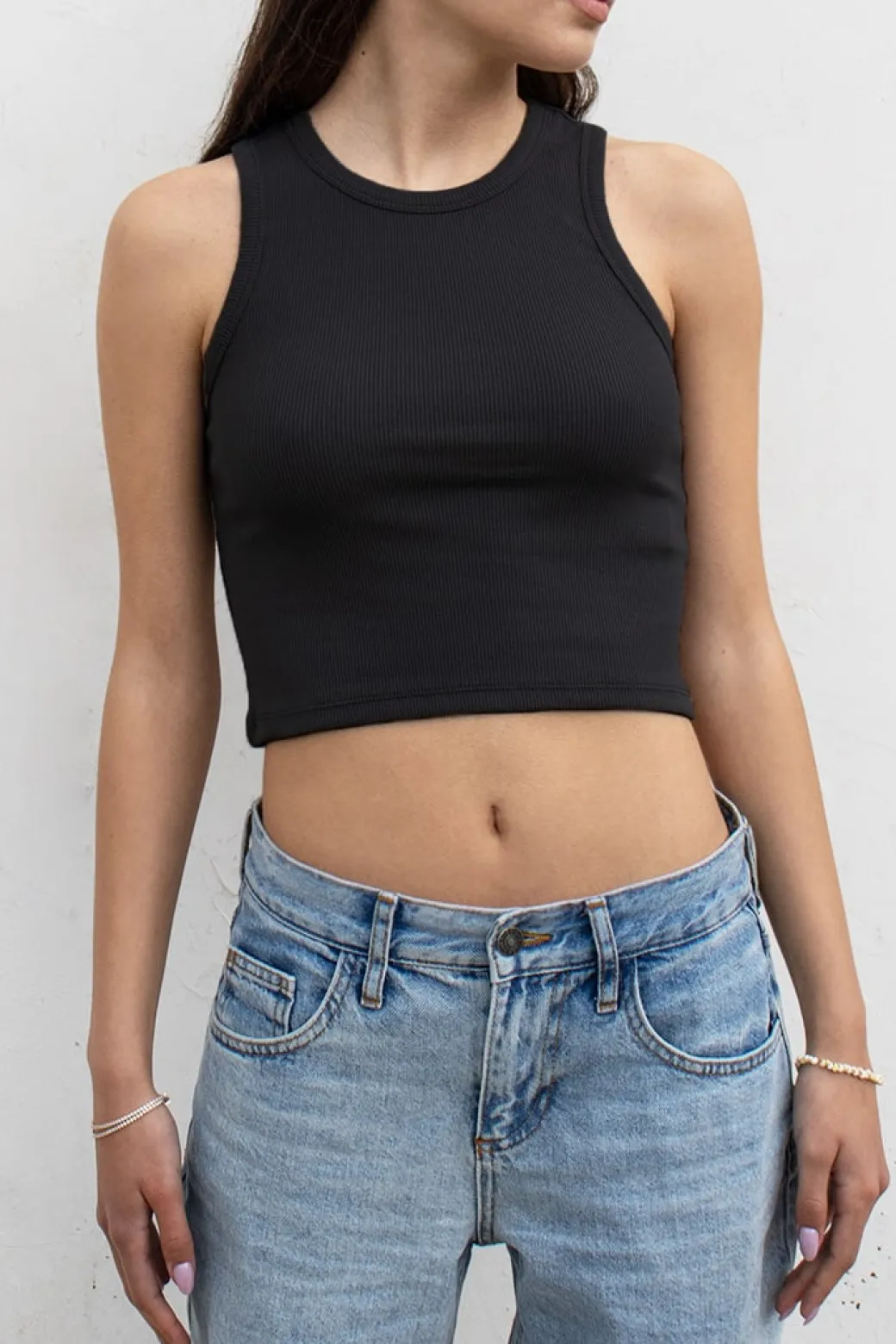 Crop top halter
