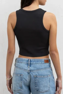 Crop top halter