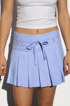 Falda plisada