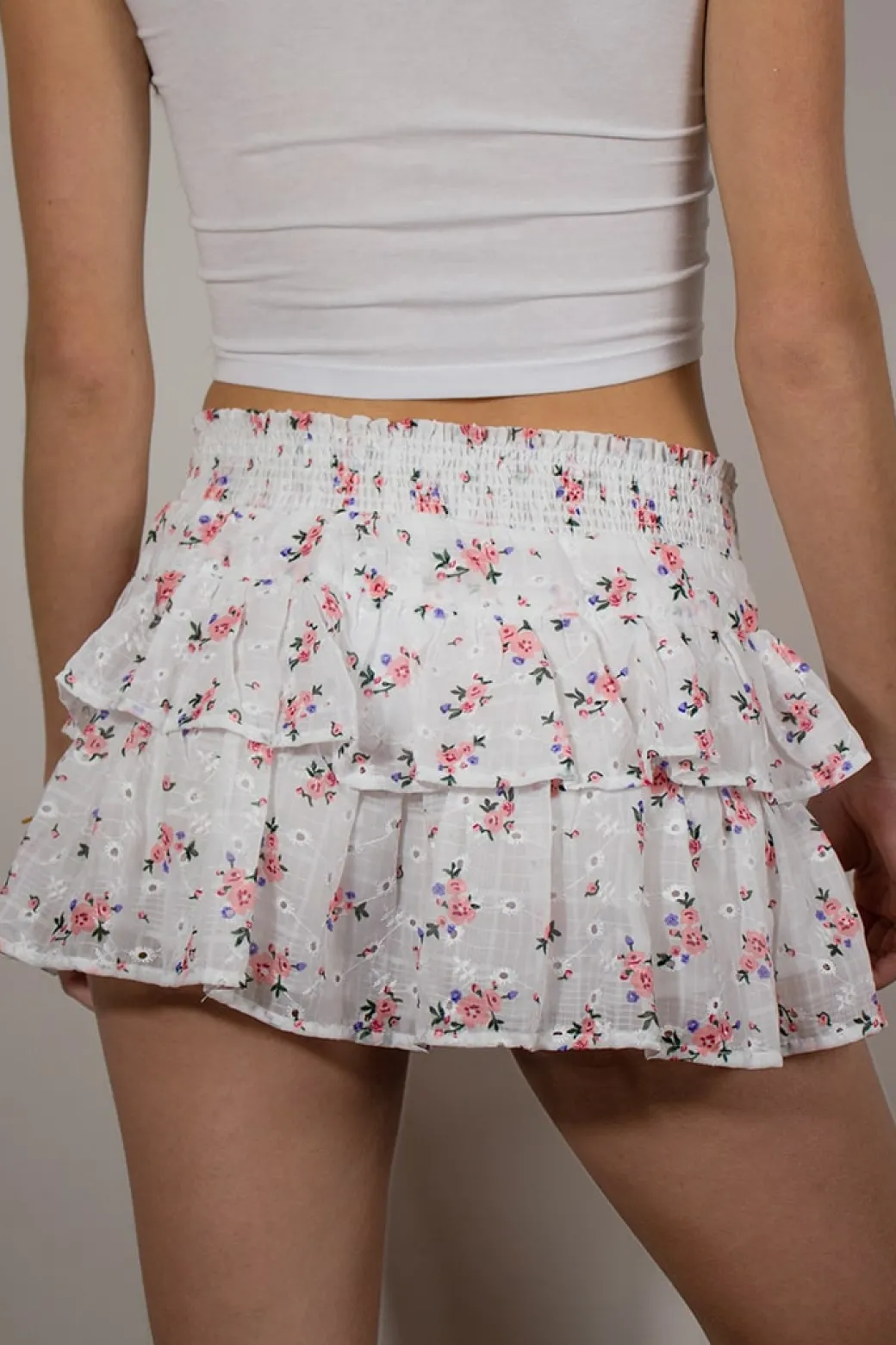 Falda volantes