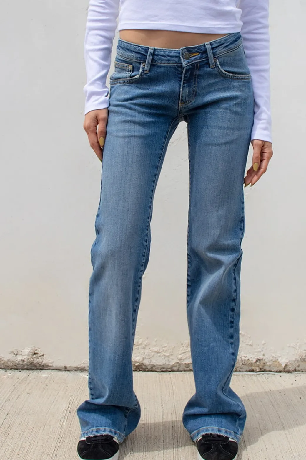 Jeans flare low waist