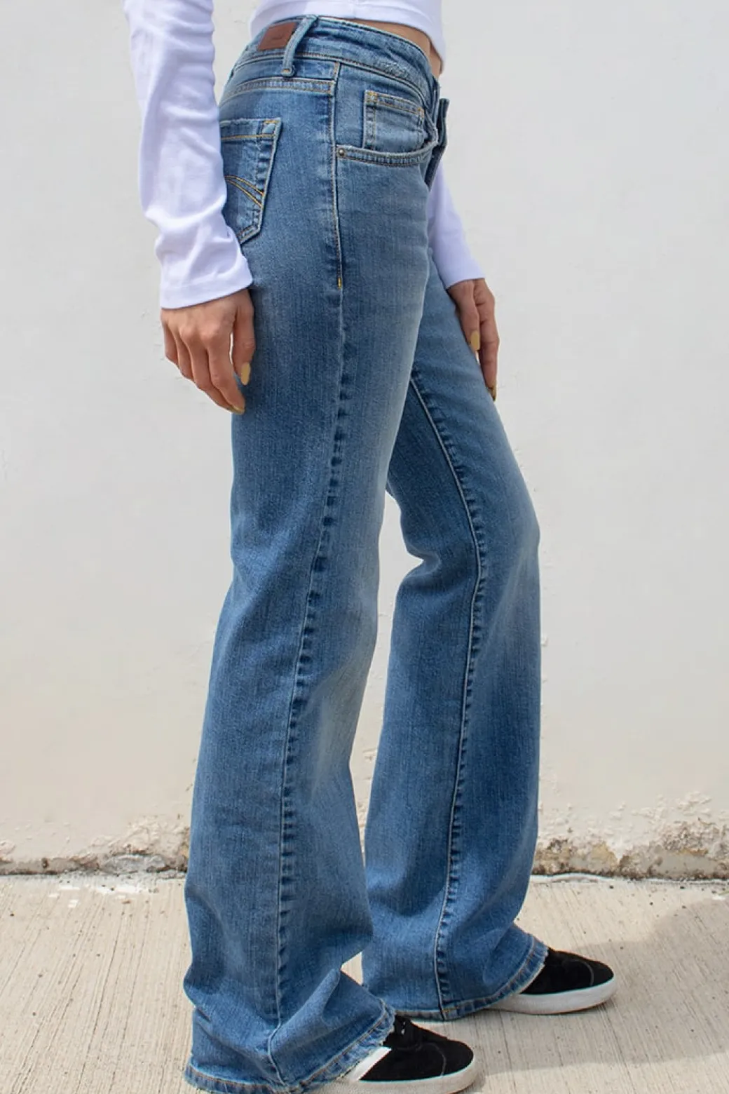Jeans flare low waist