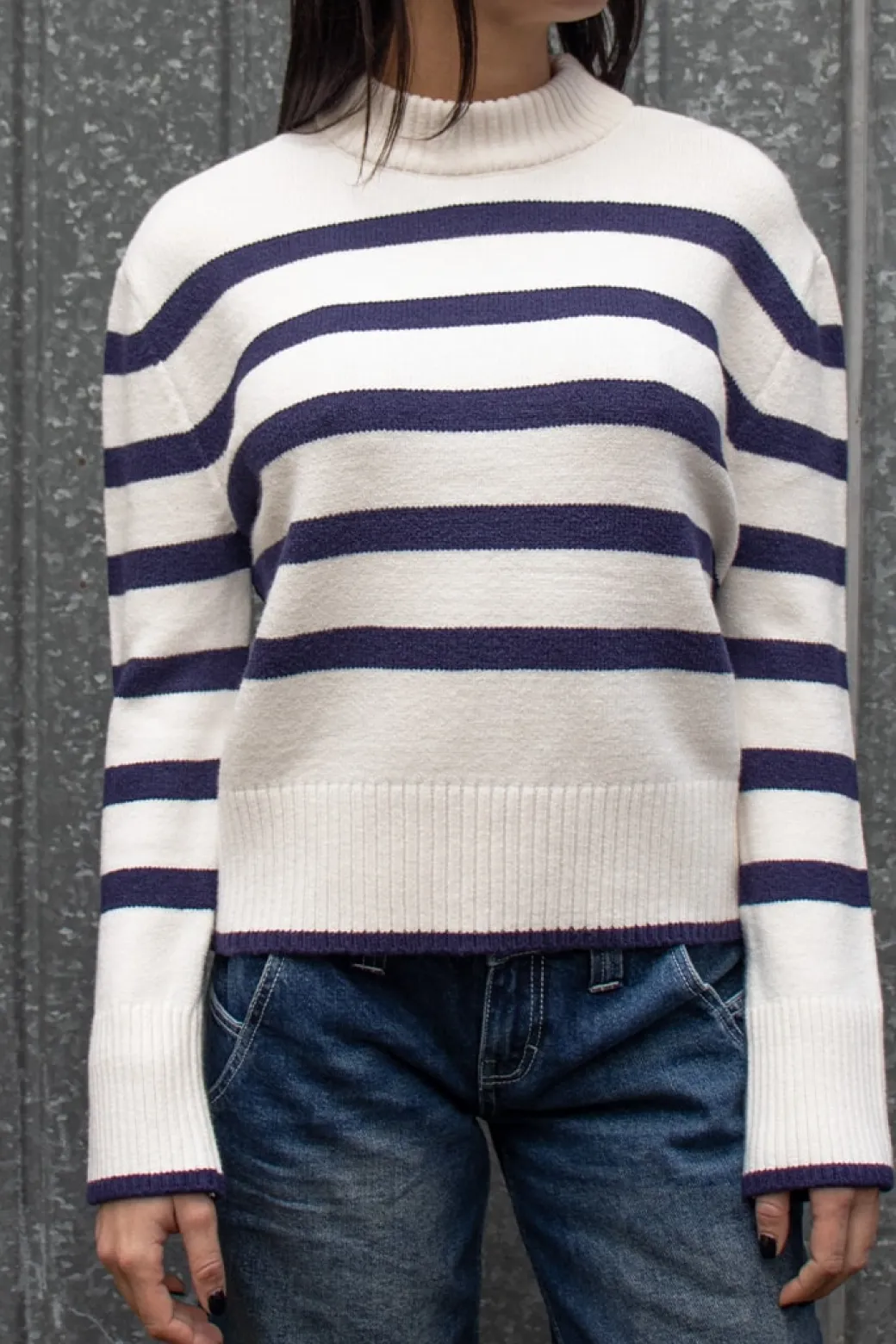Jersey cuello redondo