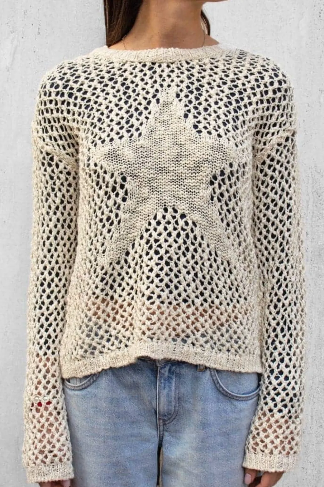 Jersey estrella perforado