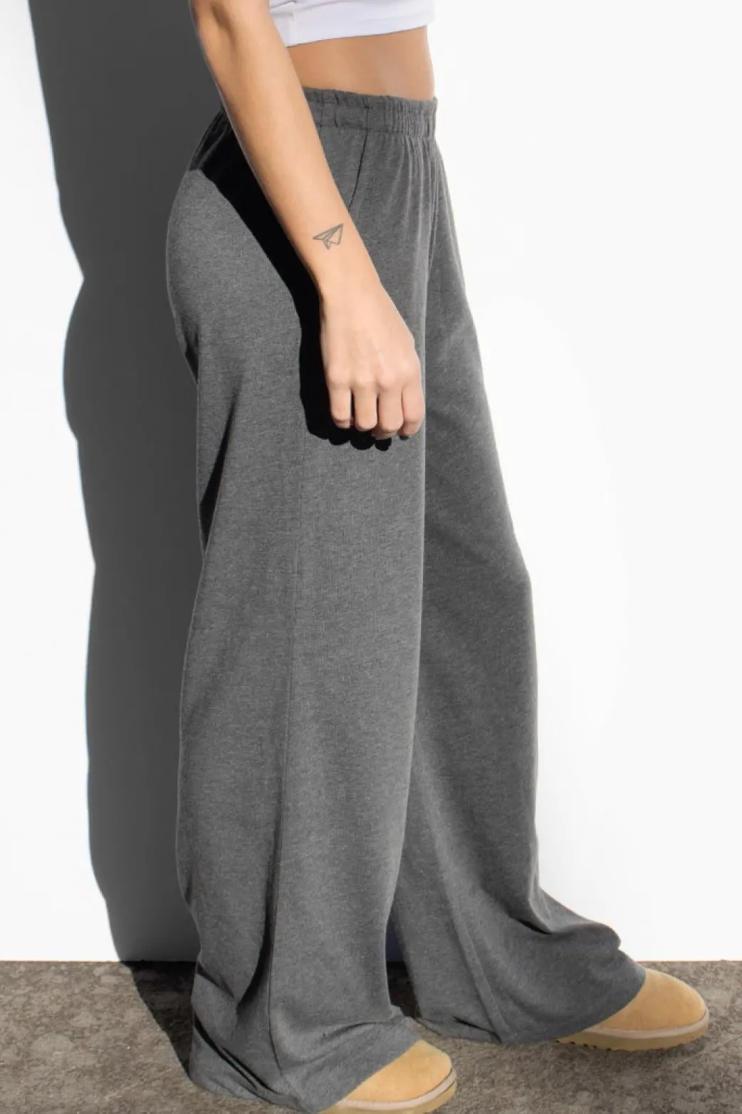 Pantalones chandal wide-leg