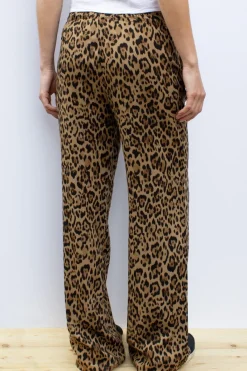 Pantalones wide-leg con goma