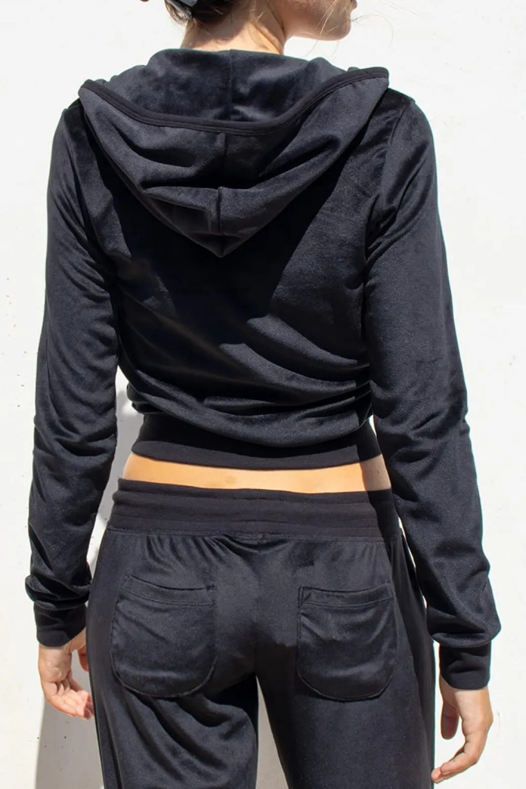 Sudadera capucha cremallera chenilla