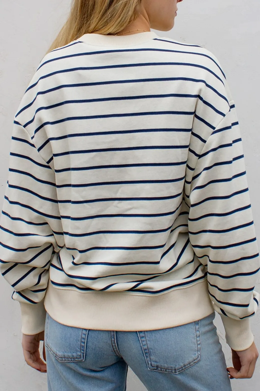 Sudadera cuello redondo