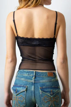 Tank top con lacito