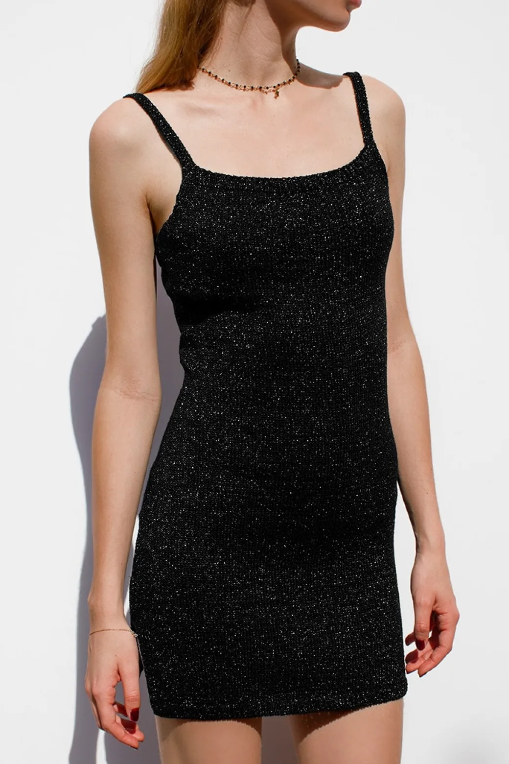 Vestido de tubo lúrex